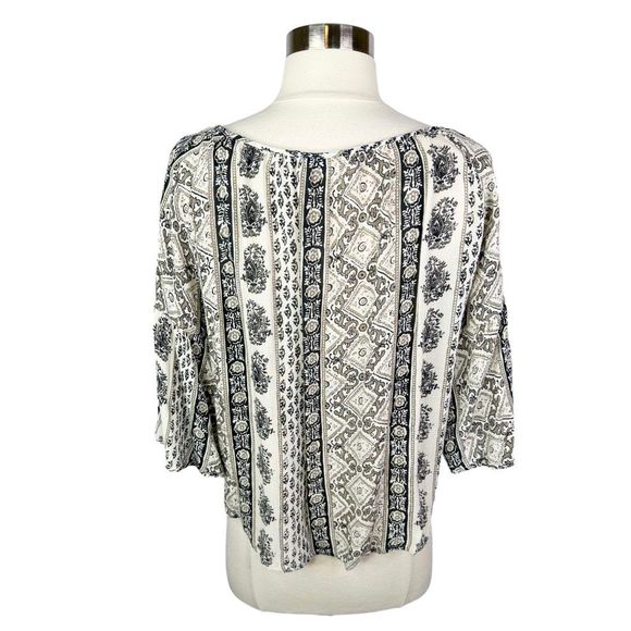Abercrombie & Fitch Boho Peasant Top - Size Medium - Picture 7 of 8